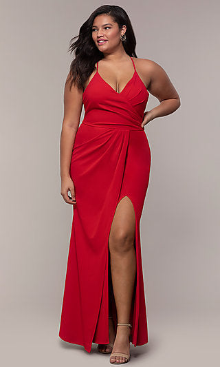 Plus Size Red Dresses Special Occasions