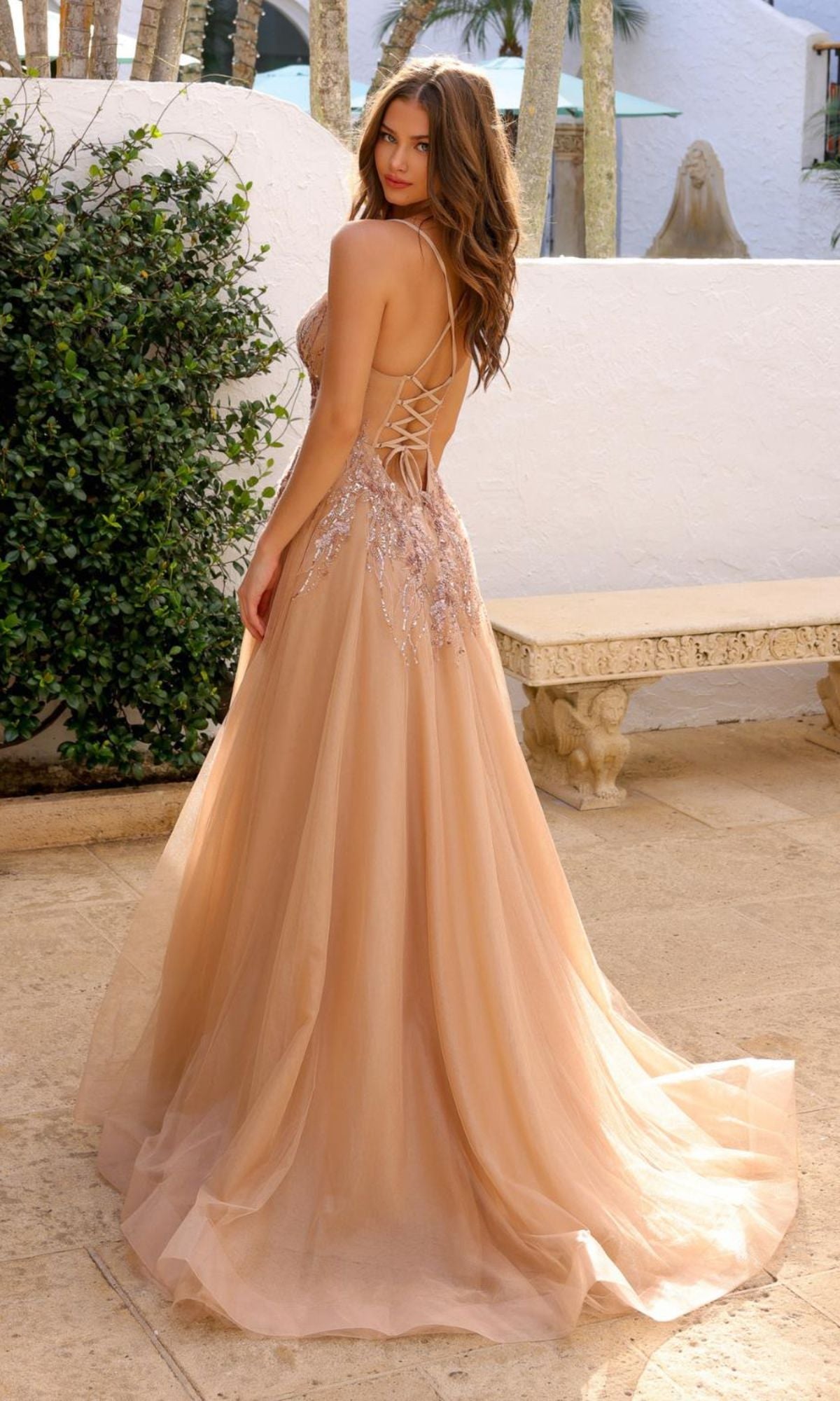  Amelia Couture Long Formal Dress tm1023