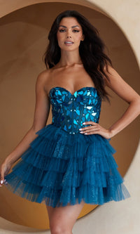  Short Homecoming Dress 5058S by Amelia Couture