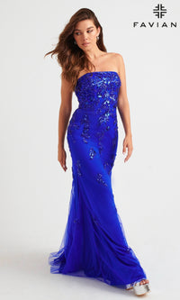 Royal Long Formal Dress 11004 by Faviana