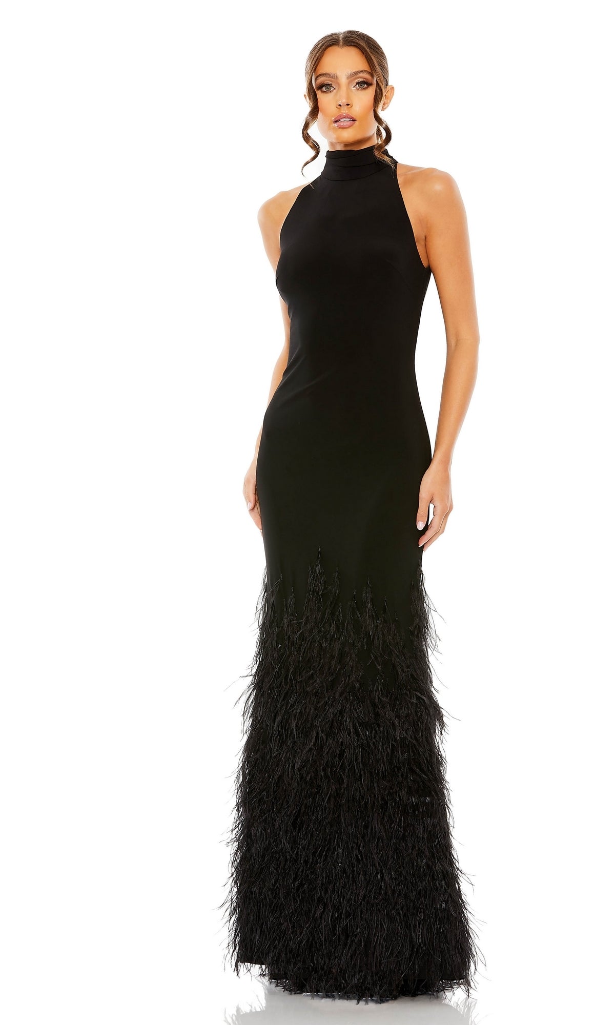 Black Mac Duggal Long Formal Dress 11627