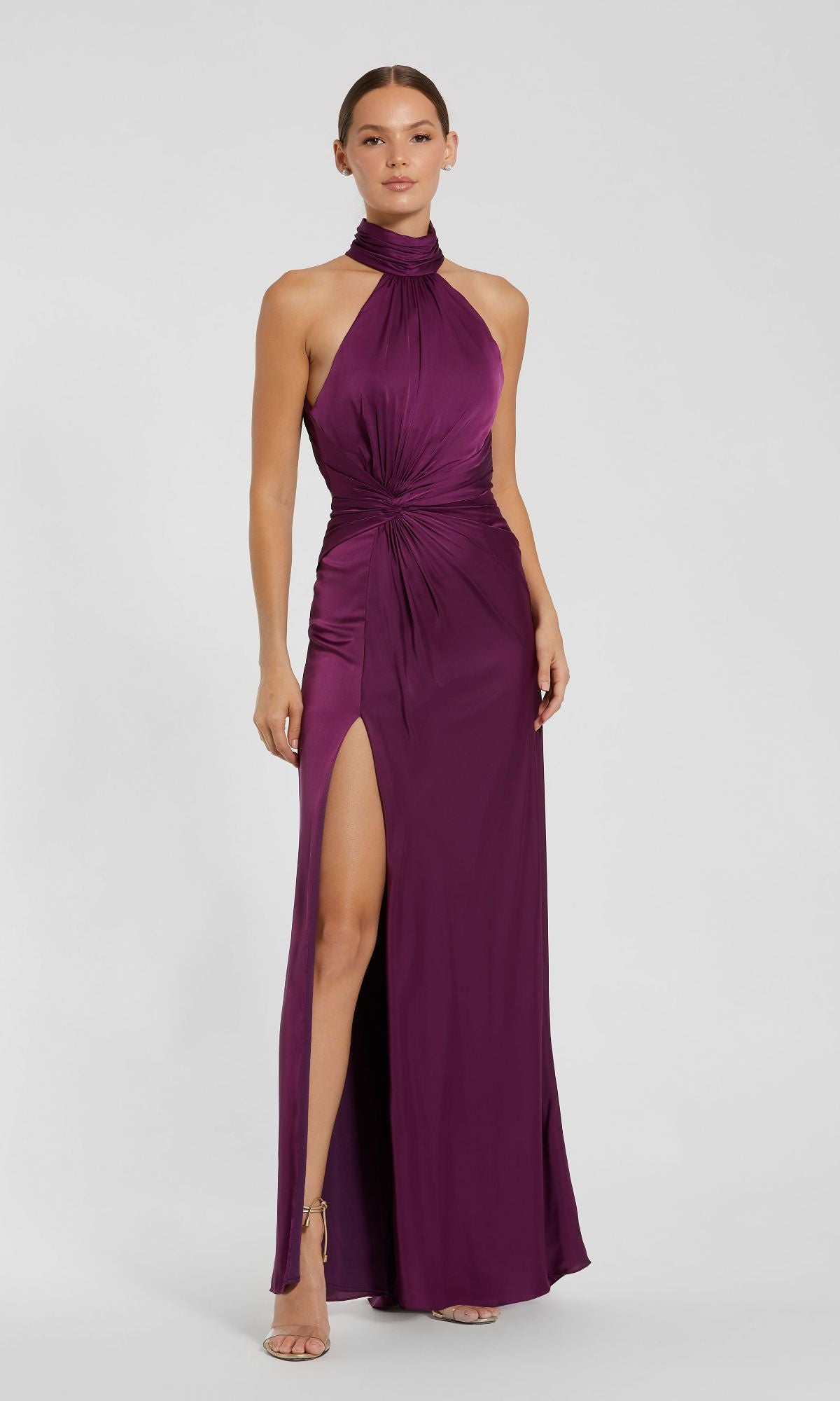 Plum Mac Duggal Long Formal Dress 11642