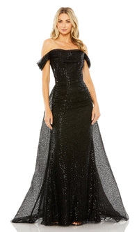 Black Mac Duggal Long Formal Dress 20515