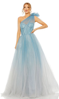 Blue Mac Duggal Long Formal Dress 20552