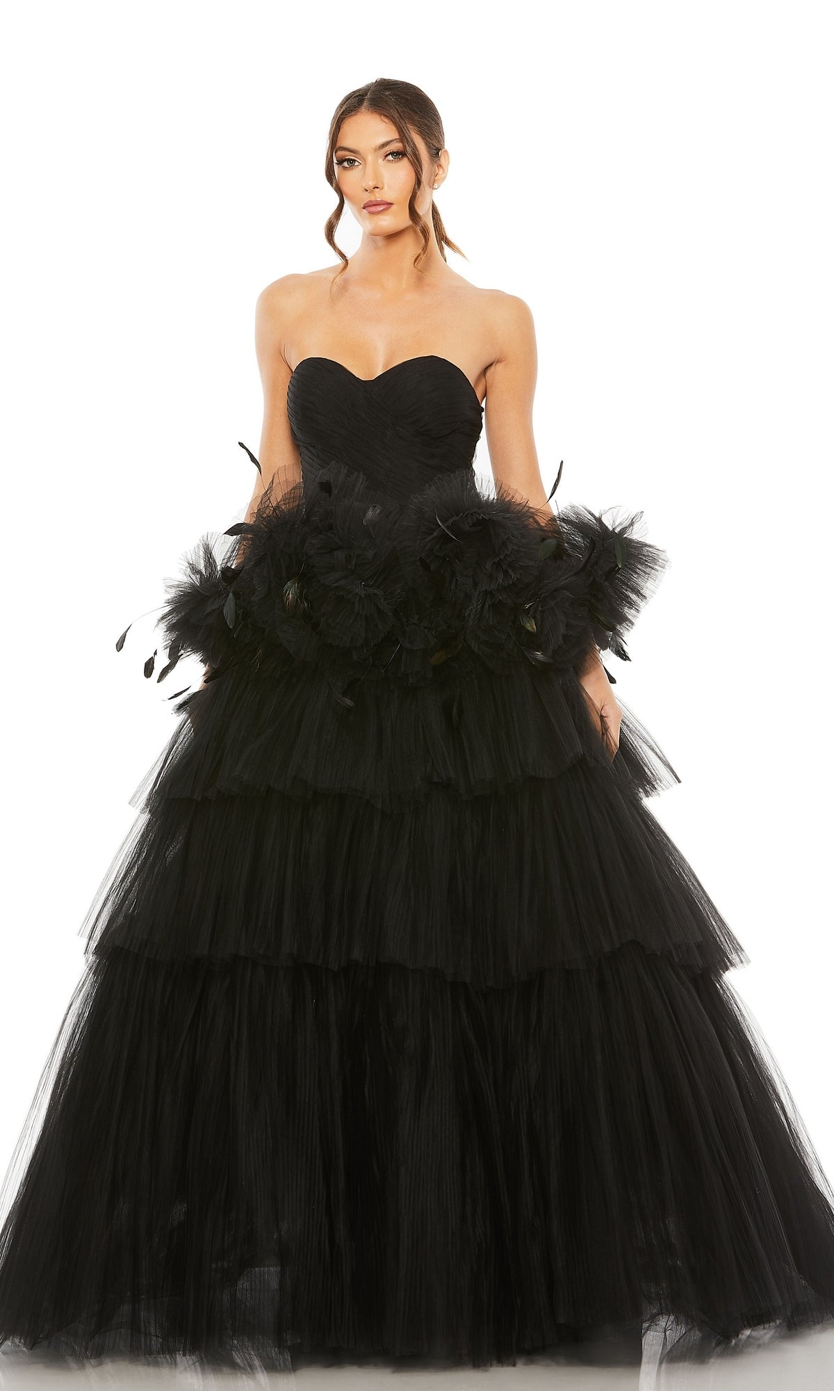 Black Mac Duggal Long Formal Dress 20572