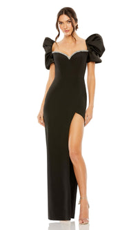 Black Mac Duggal Long Formal Dress 20687