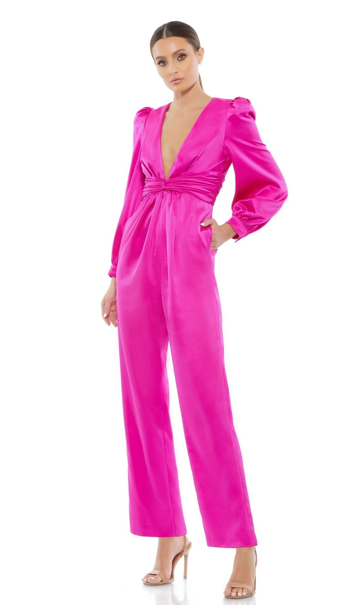 Plum Mac Duggal Long Formal Jumpsuit 2647