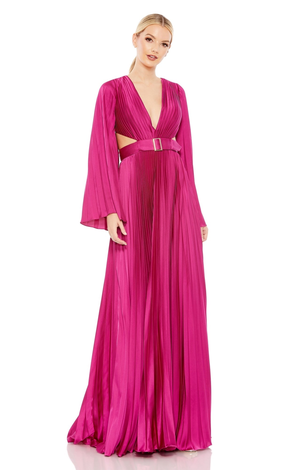 Fuchsia Mac Duggal Long Formal Dress 26732