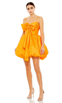 Orange Mac Duggal Short Party Dress 27040