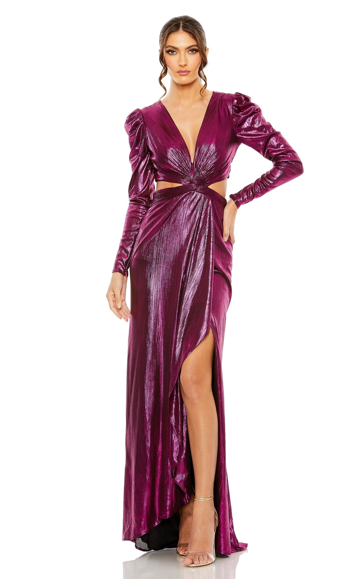 Fuchsia Mac Duggal Long Formal Dress 27060