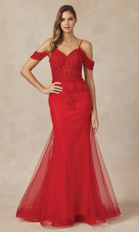 Red Juliet Long Formal Dress 281