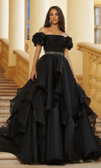 Black Ava Presley Long Formal Dress 28571