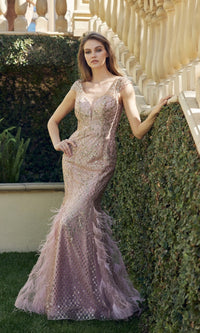 Rose Gold Juliet Long Formal Dress 286