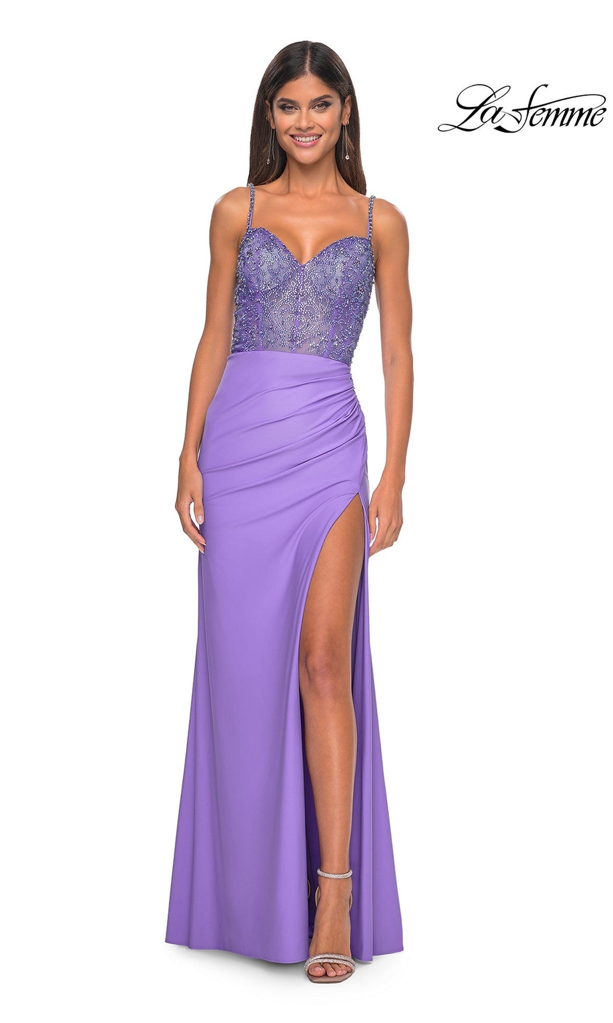 Periwinkle La Femme 32089 Formal Prom Dress