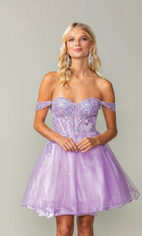 Lilac Dancing Queen Short Party Dress 3383