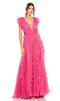 Fuchsia Mac Duggal Long Formal Dress 49539