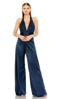 Sapphire Mac Duggal Long Formal Jumpsuit 49810