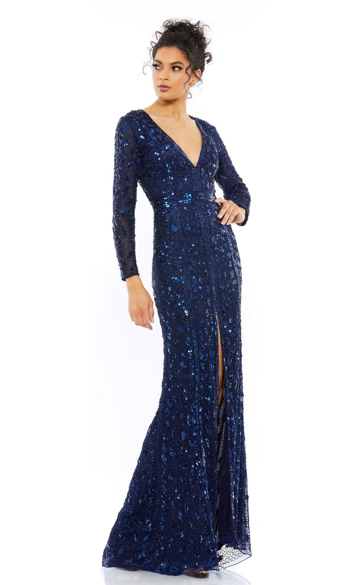 Midnight Mac Duggal Long Formal Dress 5002