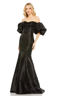 Black Mac Duggal Long Formal Dress 50677