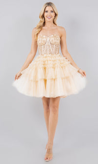  Cinderella Couture Short Party Dress 5133j