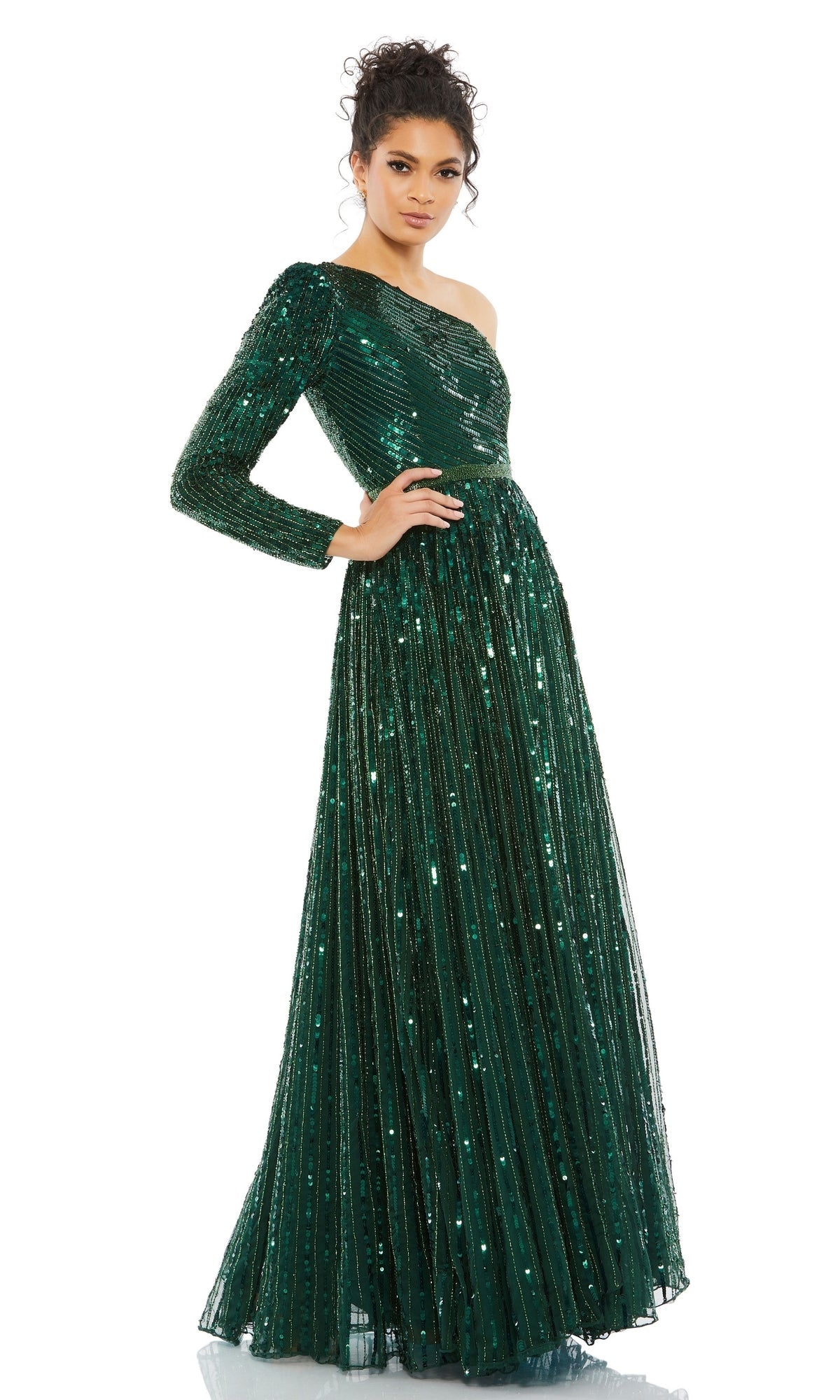 Emerald Mac Duggal Long Formal Dress 5508