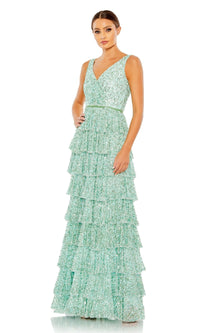 Mint Mac Duggal Long Formal Dress 5627