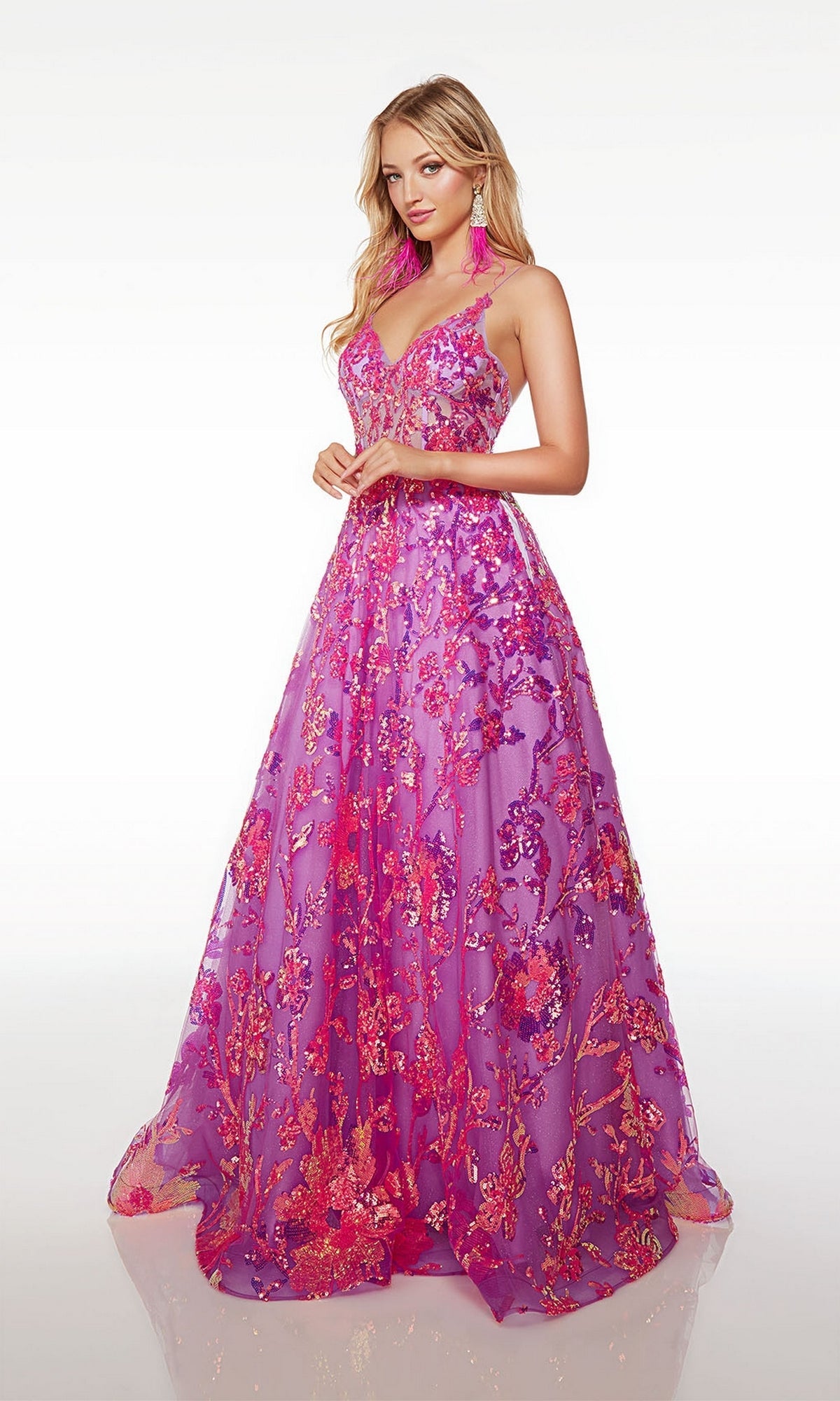  Alyce Long Formal Dress 61516