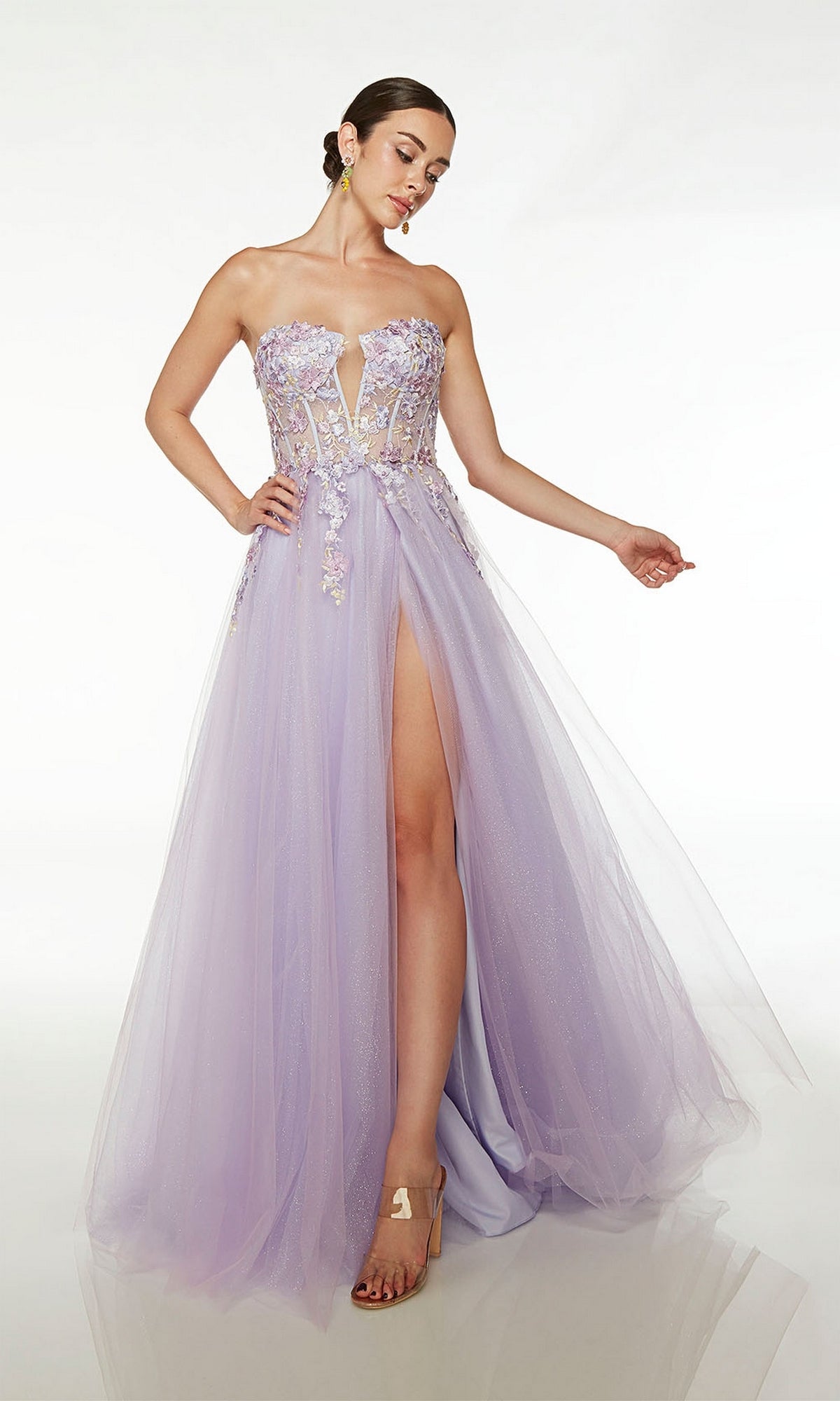 Lilac Alyce Long Formal Dress 61654