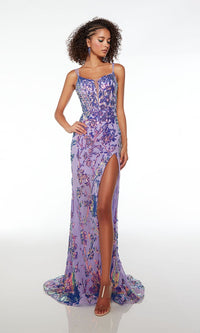 Lavender Alyce Long Formal Dress 61661