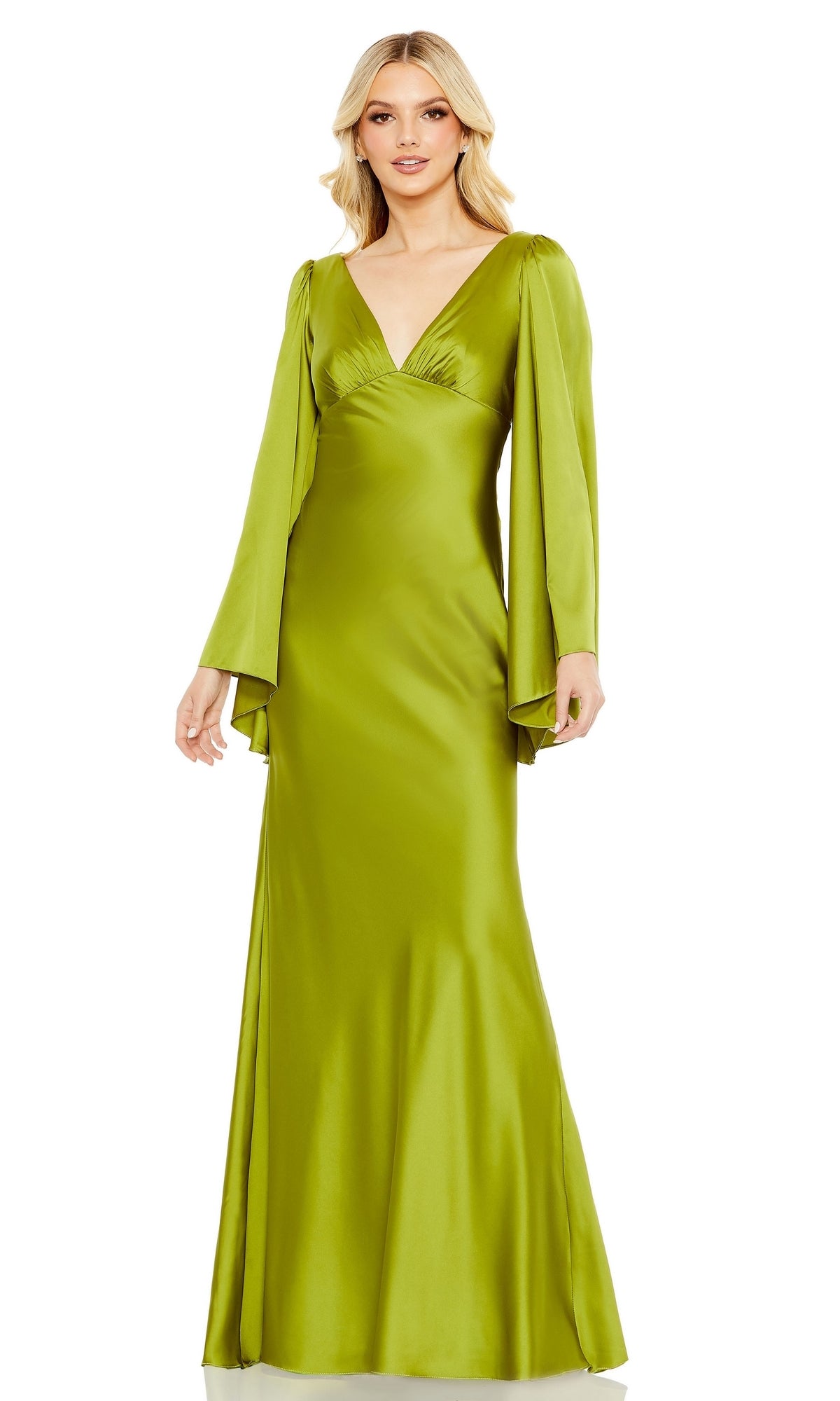 Apple Green Mac Duggal Long Formal Dress 68344