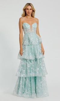 Mint Mac Duggal Long Formal Dress 68723