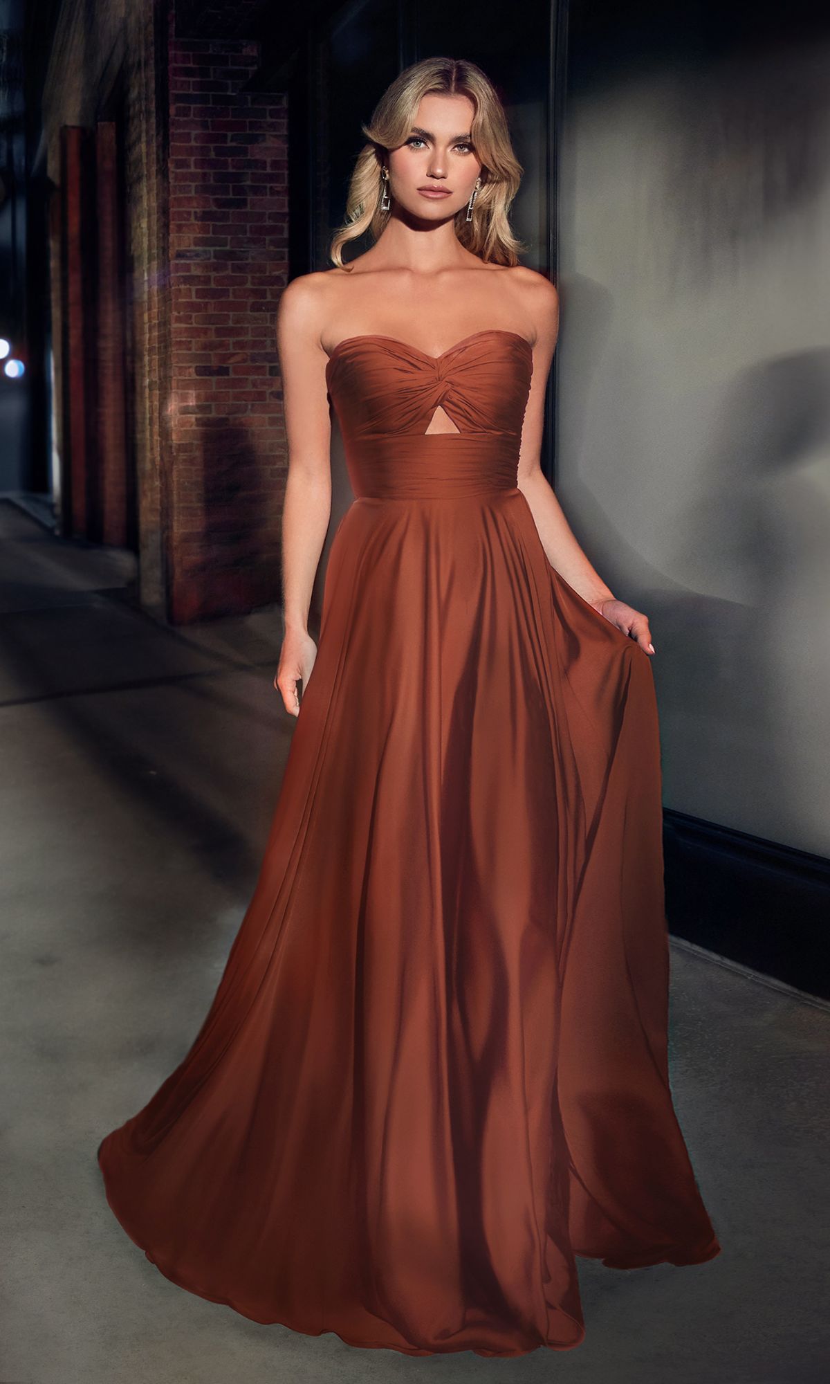 Ladivine Long Formal Dress 7496