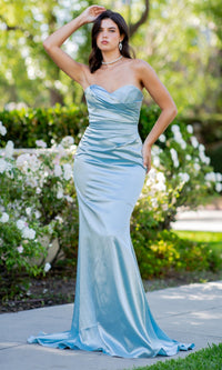 Blue Cinderella Couture Long Formal Dress 8083j