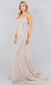 Champagne Cinderella Couture Long Formal Dress 8083j