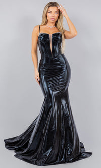 Black Cinderella Couture Long Formal Dress 8092j