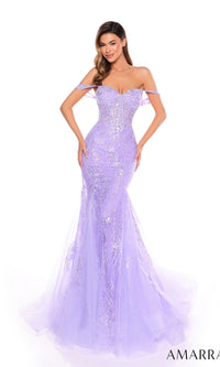 Lilac Amarra Long Formal Dress 88132