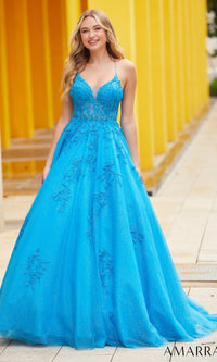 Peacock Amarra Long Formal Dress 88536