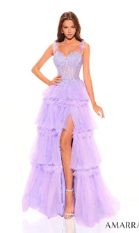 Periwinkle Amarra Long Formal Dress 88790