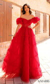 Red Amarra Long Formal Dress 94002