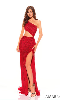 Red Amarra Long Formal Dress 94025