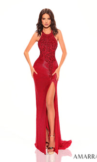 Red Amarra Long Formal Dress 94028