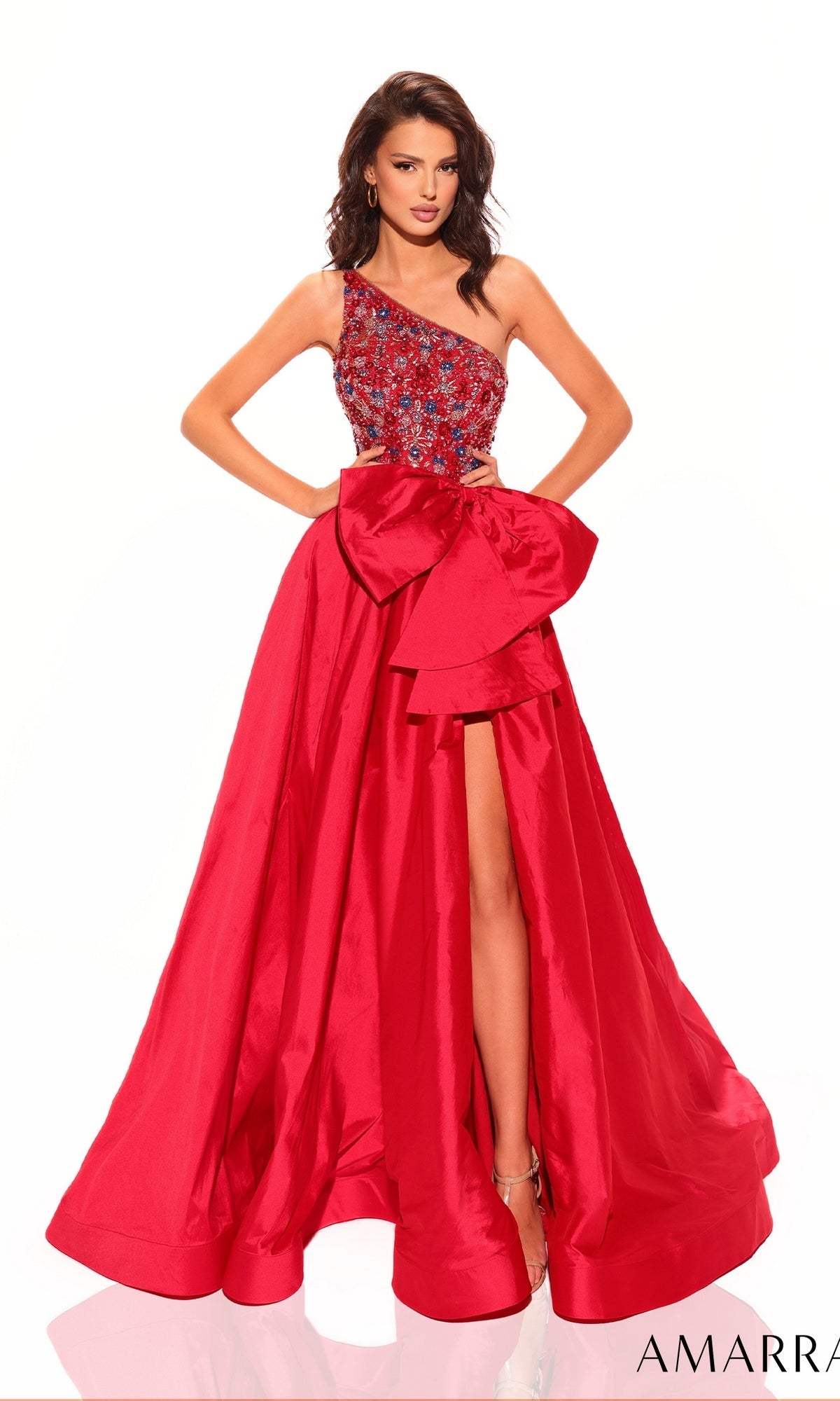 Red Amarra Long Formal Dress 94041