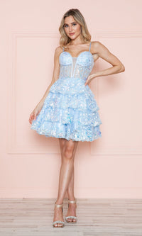  PolyUSA Short Party Dress 9428