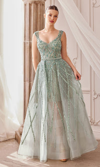 Sage Andrea & Leo Long Formal Dress A1091