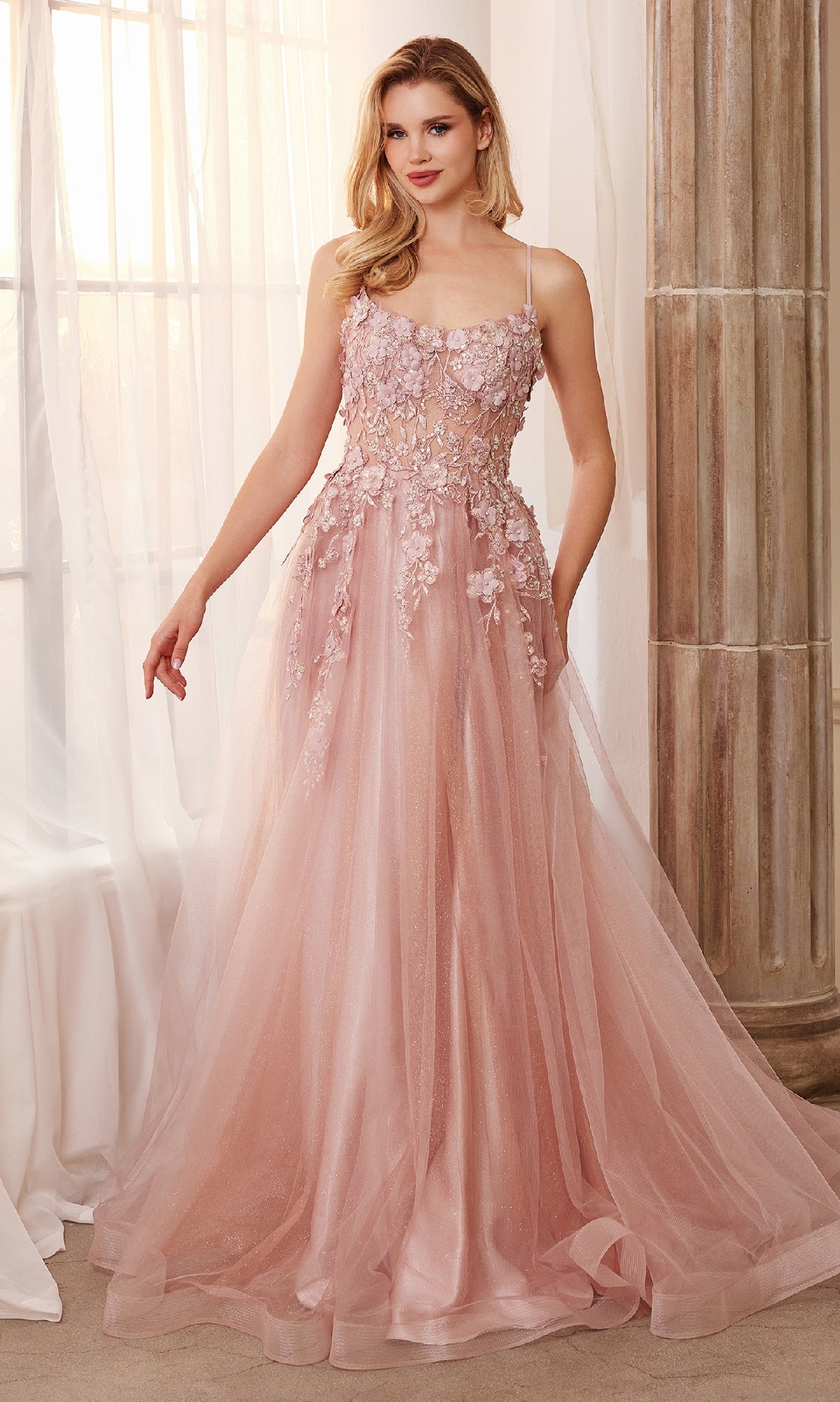 Andrea & Leo Long Formal Dress A1142