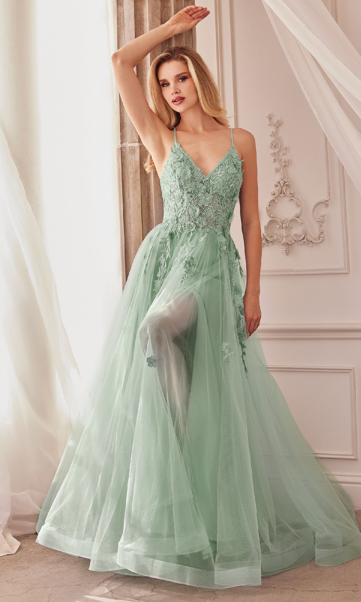 Sage Andrea & Leo Long Formal Dress A1191