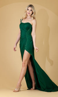 Emerald Green Amelia Couture Long Formal Dress ac0013