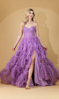 Lavender Amelia Couture Long Formal Dress ac0019