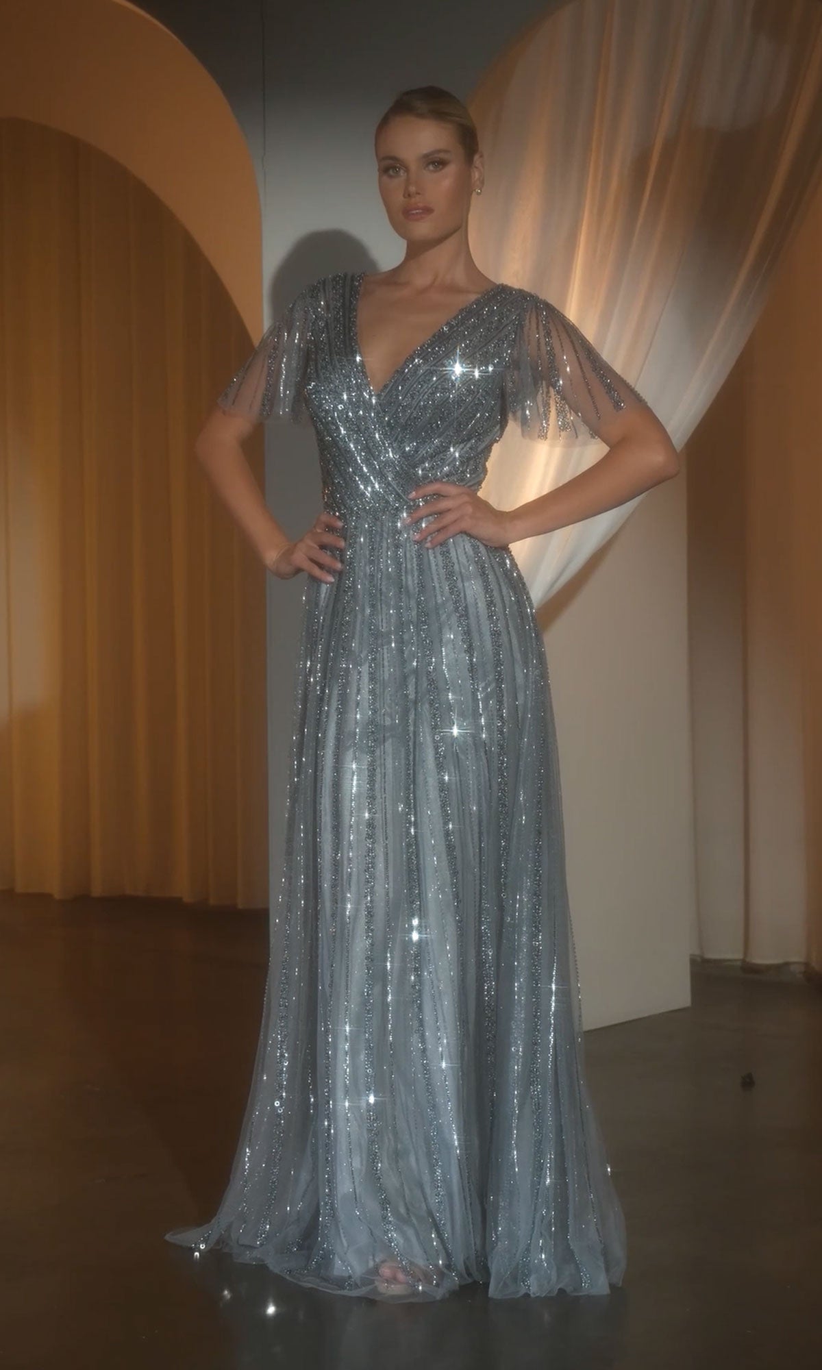 Ladivine Long Formal Dress CD0241