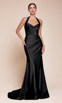 Black Ladivine Long Formal Dress CD796